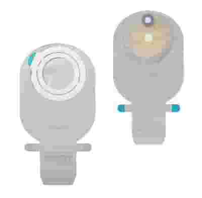 SENSURA MIO FLEX SISTEMA 2 PEZZI CON AGGANCIO ADESIVO SACCA ILEOSTOMIA TRASPARENTE 50MM DA 550 ML 30 PEZZI