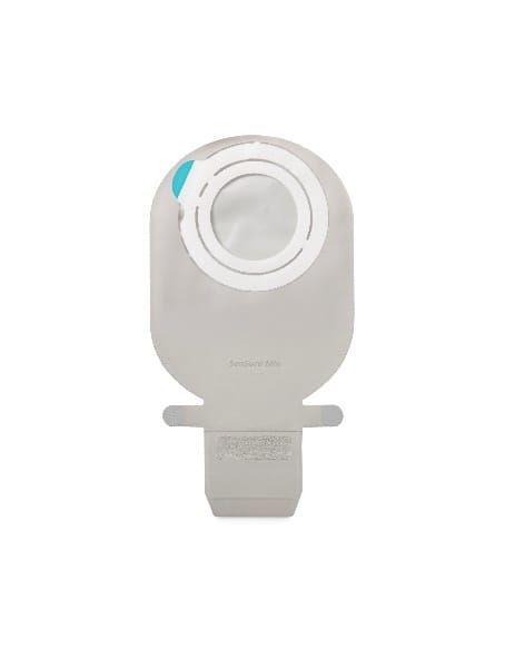 SENSURA MIO FLEX SISTEMA 2 PEZZI CON AGGANCIO ADESIVO SACCA ILEOSTOMIA RIVESTITA 35MM DA 550 ML 30 PEZZI