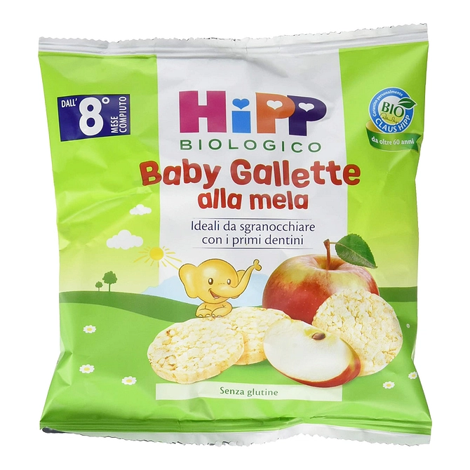 Hipp Baby Gallette Di Riso Alla Mela 30 G
