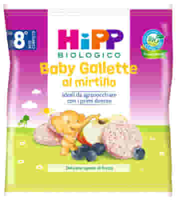 HIPP MINI GALLETTE DI RISO AL MIRTILLO 30 G