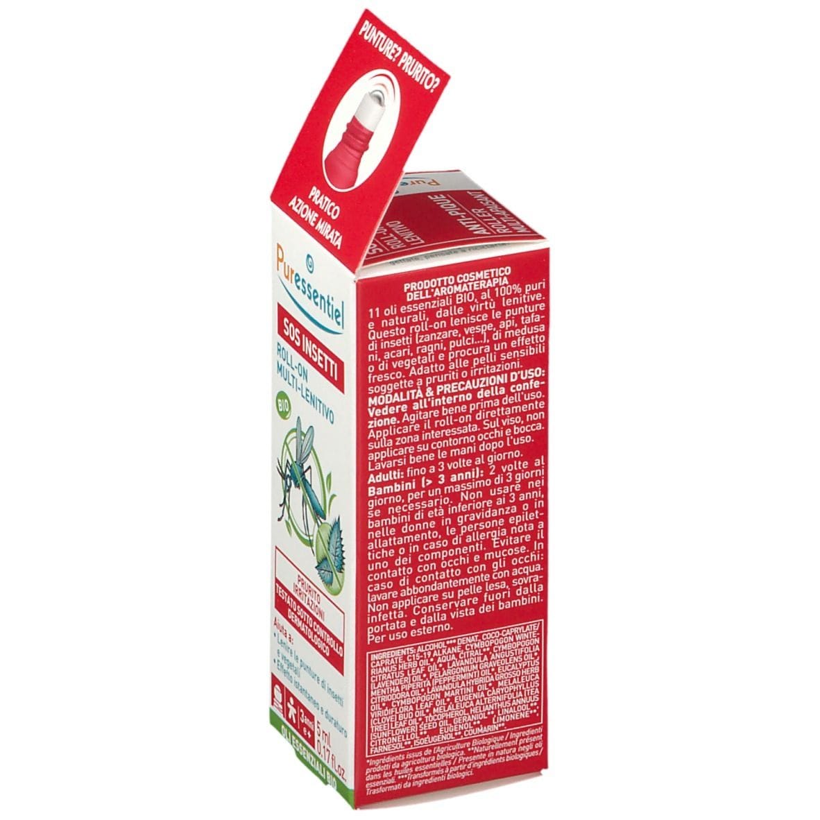 PURESSENTIEL ROLL LENITIVO INSETTI 5 ML