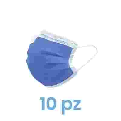 MASCHERINA CHIRURGICA FUTURABABY BLUE 10 PEZZI SINGOLI