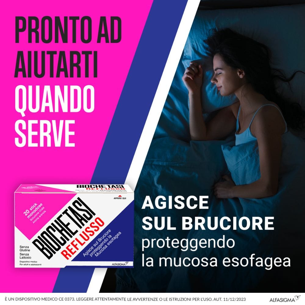 BIOCHETASI REFLUSSO 20 STICK AROMA ARANCIA