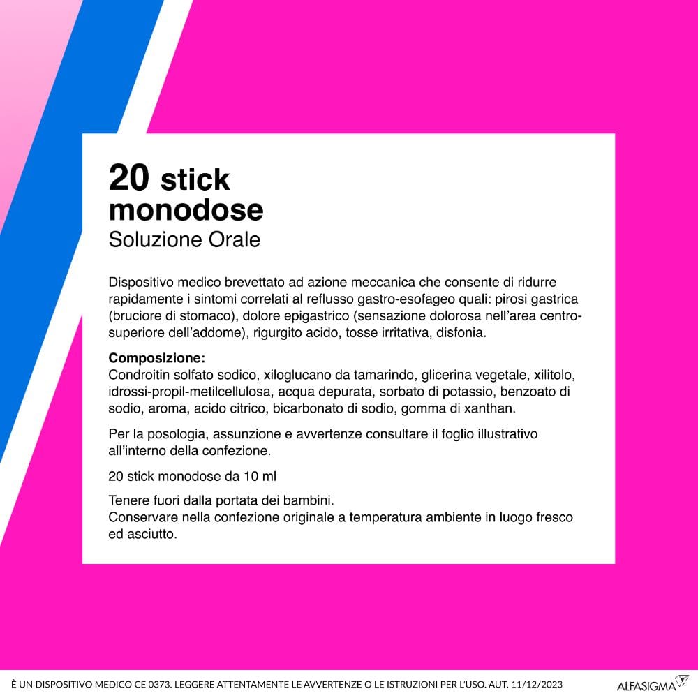 BIOCHETASI REFLUSSO 20 STICK AROMA ARANCIA