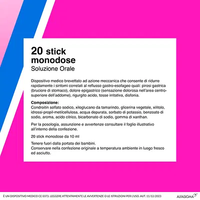 BIOCHETASI REFLUSSO 20 STICK AROMA ARANCIA BIOCHETASI REFLUSSO 20 STICK AROMA ARANCIA