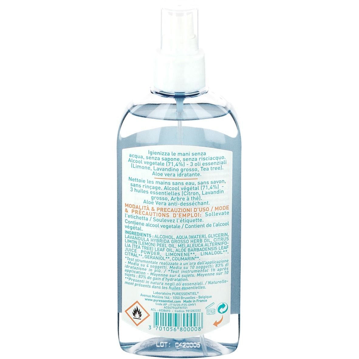 Puressentiel Purificante Lozione Spray Igienizzante Spray 250 Ml