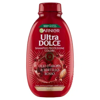 GARNIER ULTRA DOLCE SHAMPOO OLIO ARGAN MIRTILLO ROSSO COLORATI 250 ML