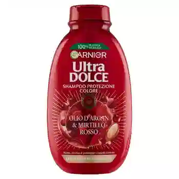 GARNIER ULTRA DOLCE SHAMPOO OLIO ARGAN MIRTILLO ROSSO COLORATI 250 ML