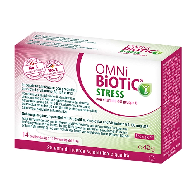 Omni Biotic Stress Vitamine Gruppo B 14 Bustine Da 3 G