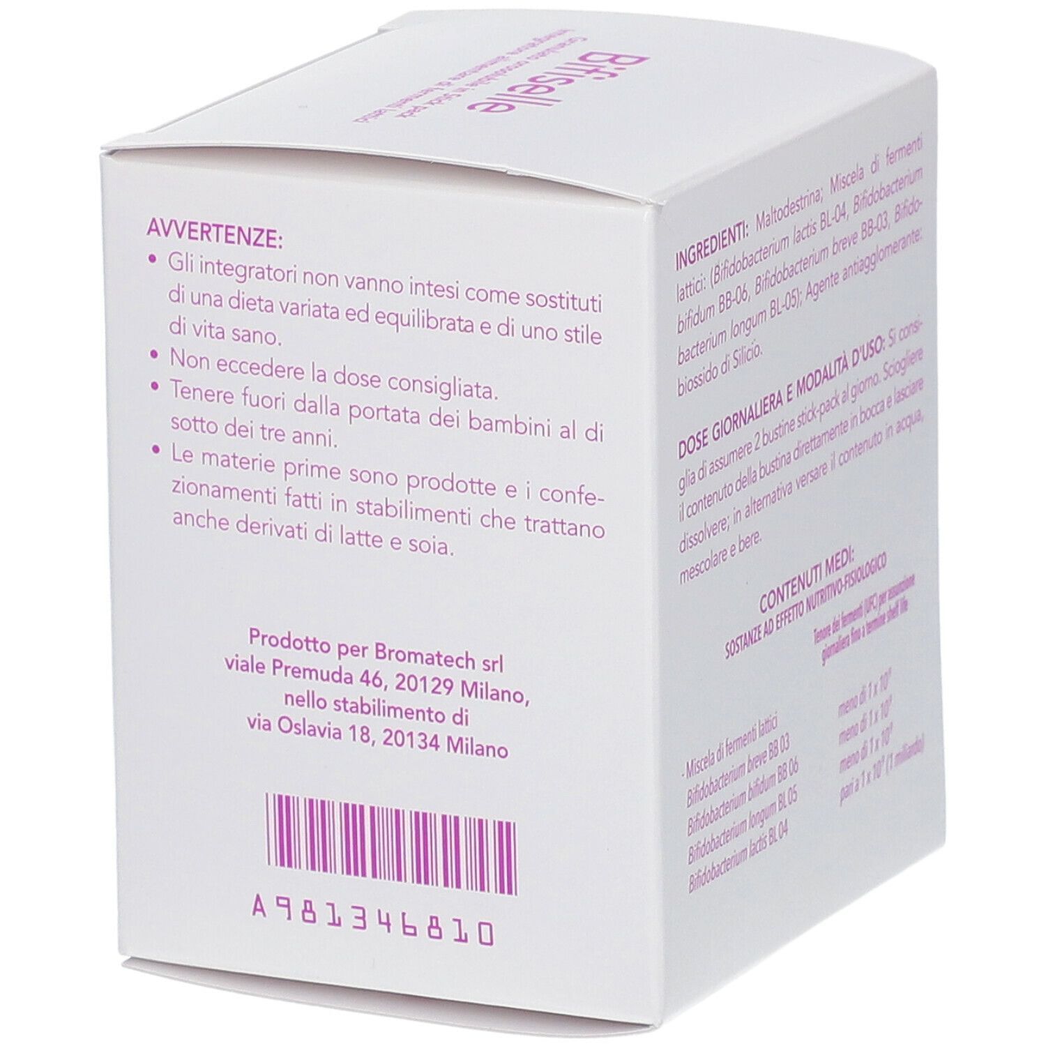 BIFISELLE 30 BUSTINE STICKPACK