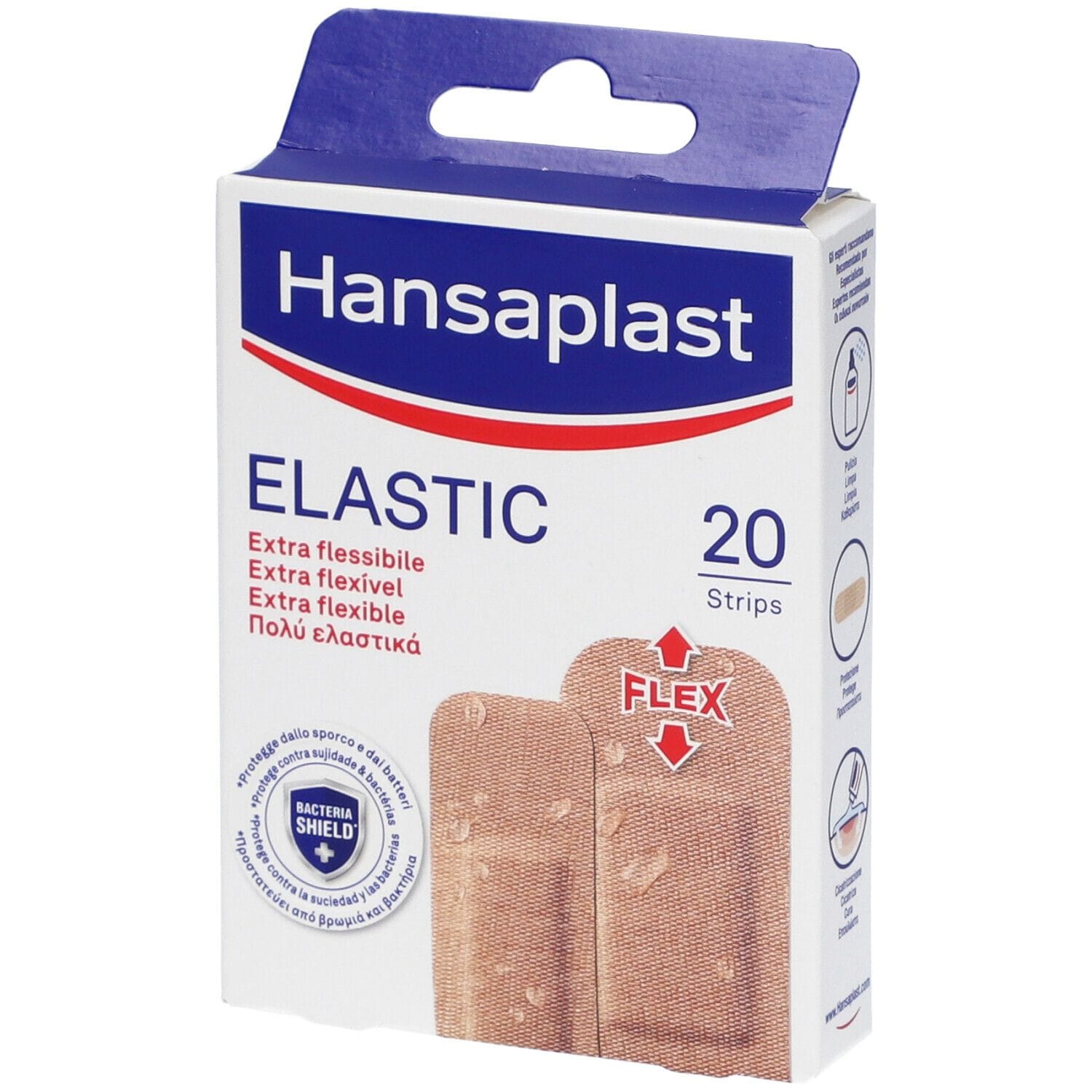 HANSAPLAST ELASTIC/FABRIC 20 STRIPS ASSORTITI