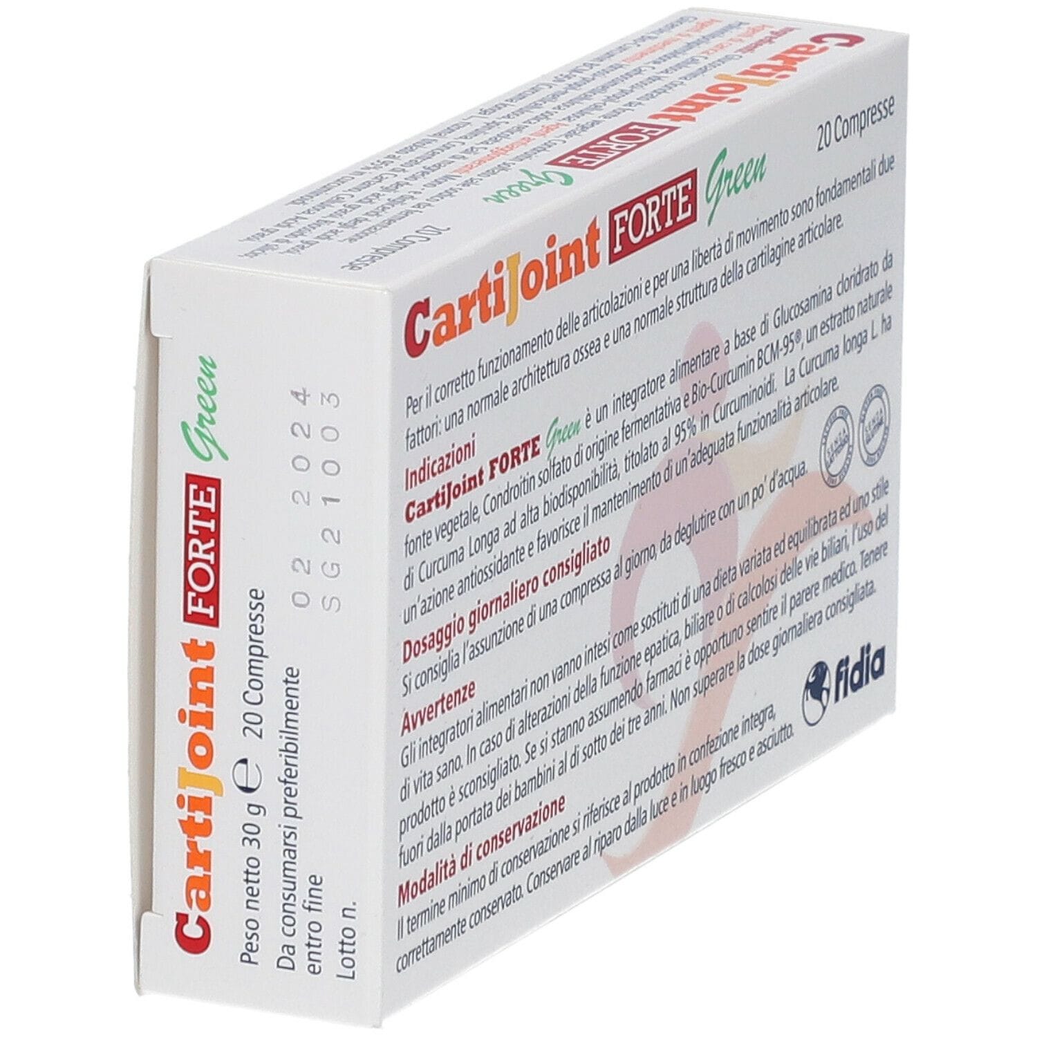 CARTIJOINT FORTE GREEN 20 COMPRESSE
