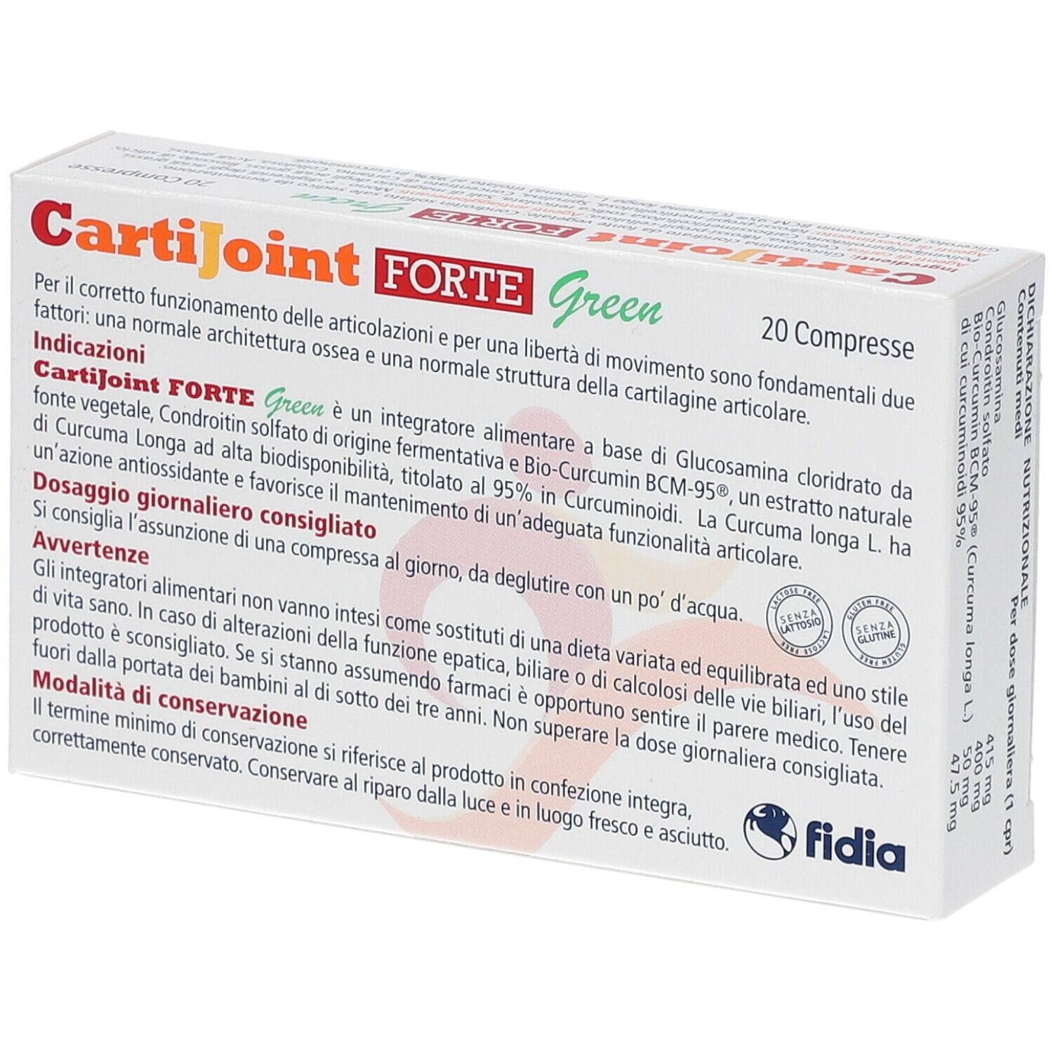 CARTIJOINT FORTE GREEN 20 COMPRESSE