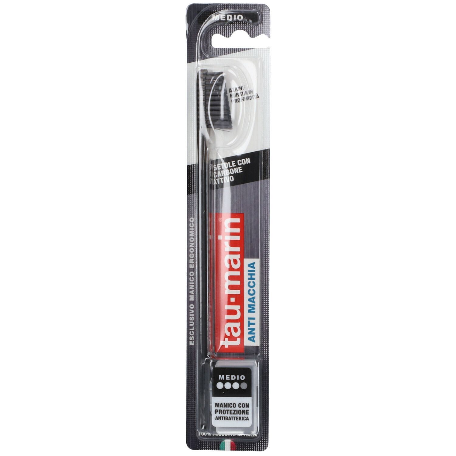 Taumarin Spazzolino Professional Black Con Antibatterico