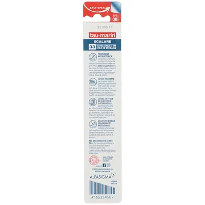 TAUMARIN SPAZZOLINO SCALARE 33 DURO CON ANTIBATTERICO TAUMARIN SPAZZOLINO SCALARE 33 DURO CON ANTIBATTERICO