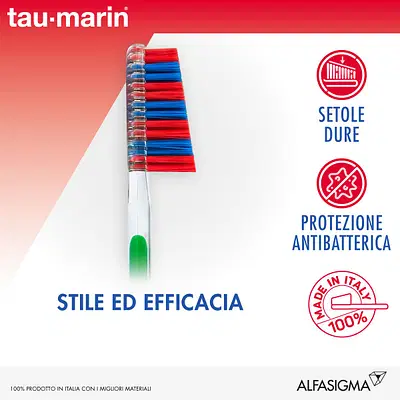 TAUMARIN SPAZZOLINO SCALARE 33 DURO CON ANTIBATTERICO TAUMARIN SPAZZOLINO SCALARE 33 DURO CON ANTIBATTERICO