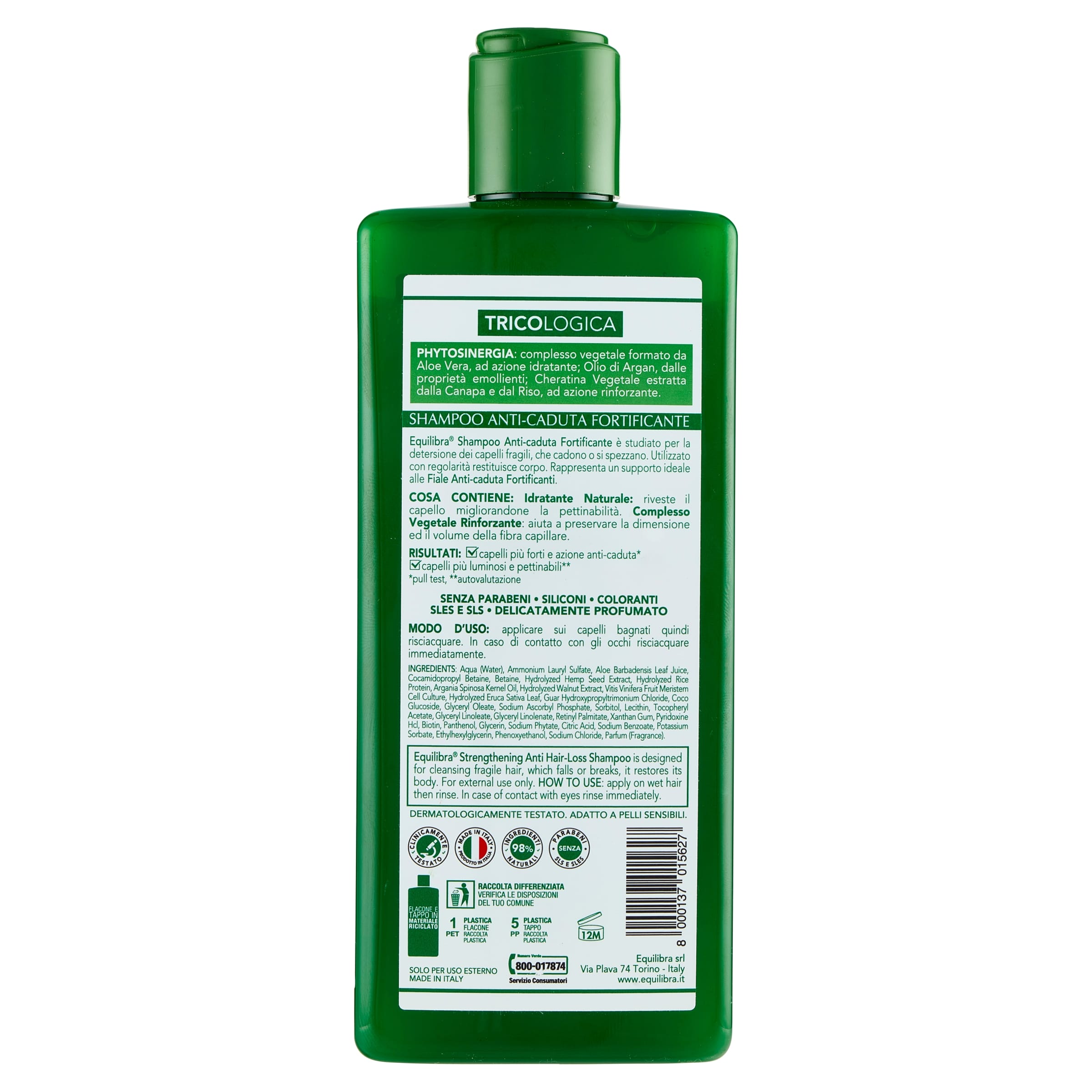 EQUILIBRA SHAMPOO ANTICADUTA FORTIFICANTE 300 ML