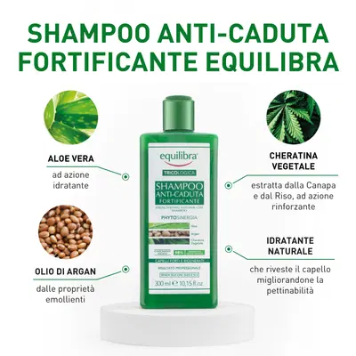 EQUILIBRA SHAMPOO ANTICADUTA FORTIFICANTE 300 ML EQUILIBRA SHAMPOO ANTICADUTA FORTIFICANTE 300 ML