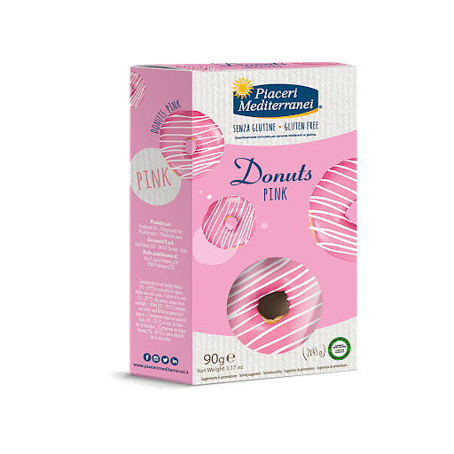 Piaceri Mediterranei Donuts Pink 90 G