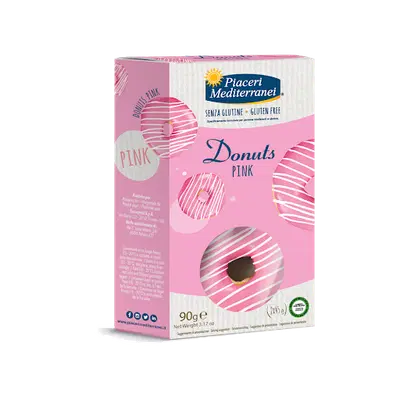 PIACERI MEDITERRANEI DONUTS PINK 90 G PIACERI MEDITERRANEI DONUTS PINK 90 G