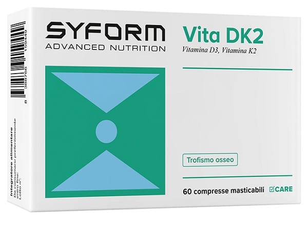 VITA DK2 60 COMPRESSE MASTICABILI SENZA GLUTINE NATURALMENTE PRIVO DI LATTOSIO