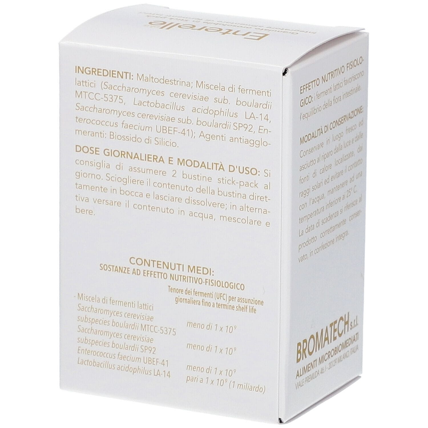 ENTERELLE PLUS 24 BUSTINE STICKPACK