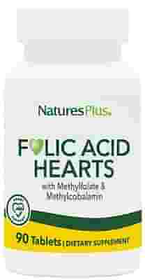 FOLIC ACID HEARTS +B6 B12 90 TAVOLETTE