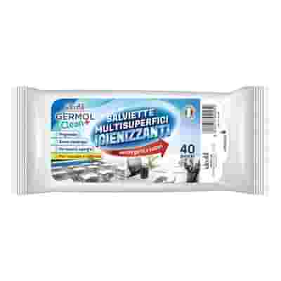 GERMOL CLEAN SALVIETTINE IGIENICHE SUPERFICI 40 PEZZI