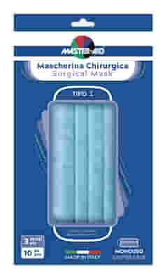 MASTER-AID MASCHERINA CHIRURGICA TIPO I MONOUSO 10 PEZZI