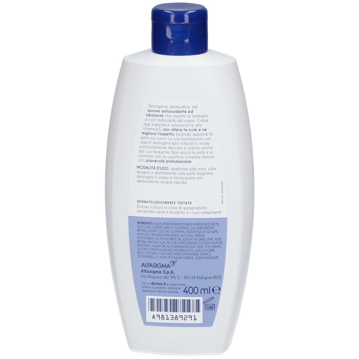DERMON DETERGENTE DOCCIA DELICATO USO FREQUENTE 400 ML