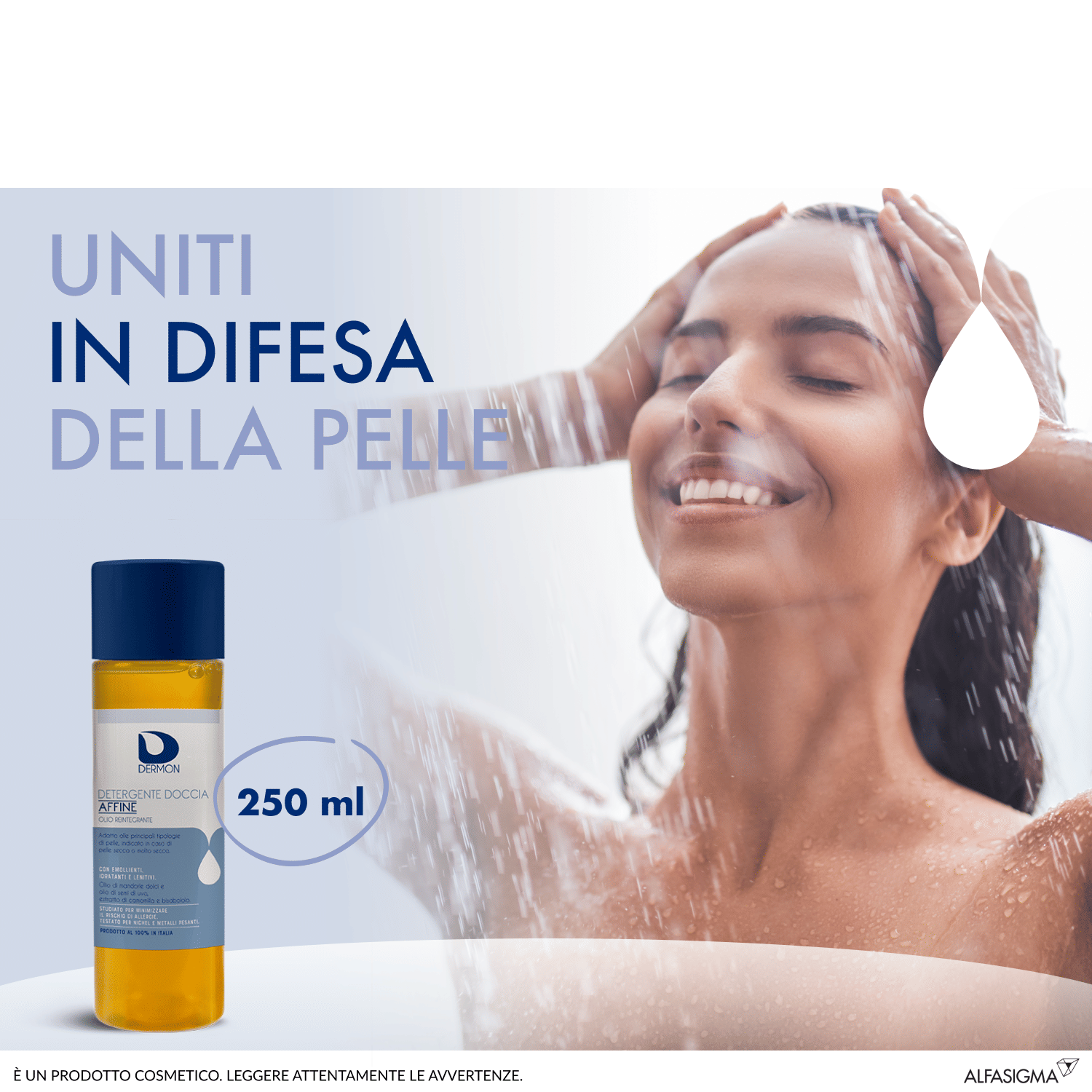 DERMON DETERGENTE DOCCIA AFFINE OLIO REINTEGRANTE 250 ML