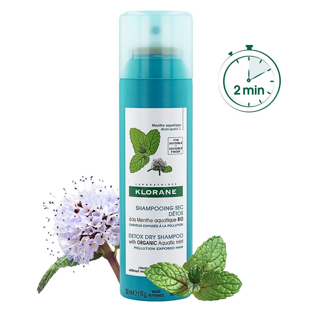 Klorane Shampoo Secco Menta 150 Ml