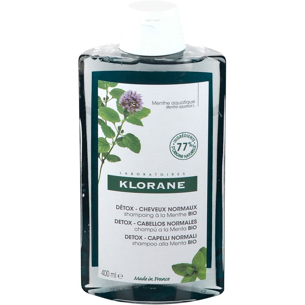 Klorane Shampoo Alla Menta Acquatica 400 Ml