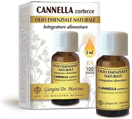 Cannella Cortecce Olio Essenziale Naturale 5 Ml