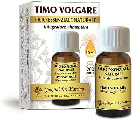 Timo Volgare Olio Essenziale Naturale 10 Ml