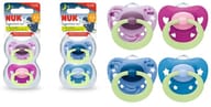 NUK SUCCH SIGNATURE NIGHT SILICONE 0-6 2 PEZZI