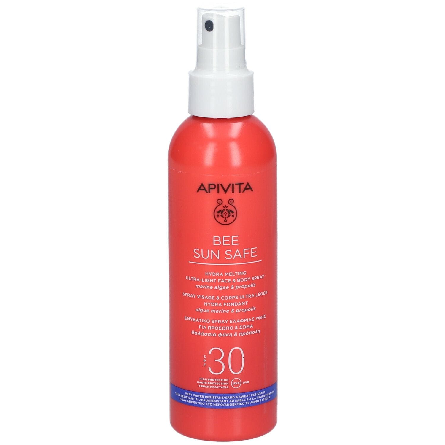 Apivita Sun Body & Face Spray Spf30 200 Ml