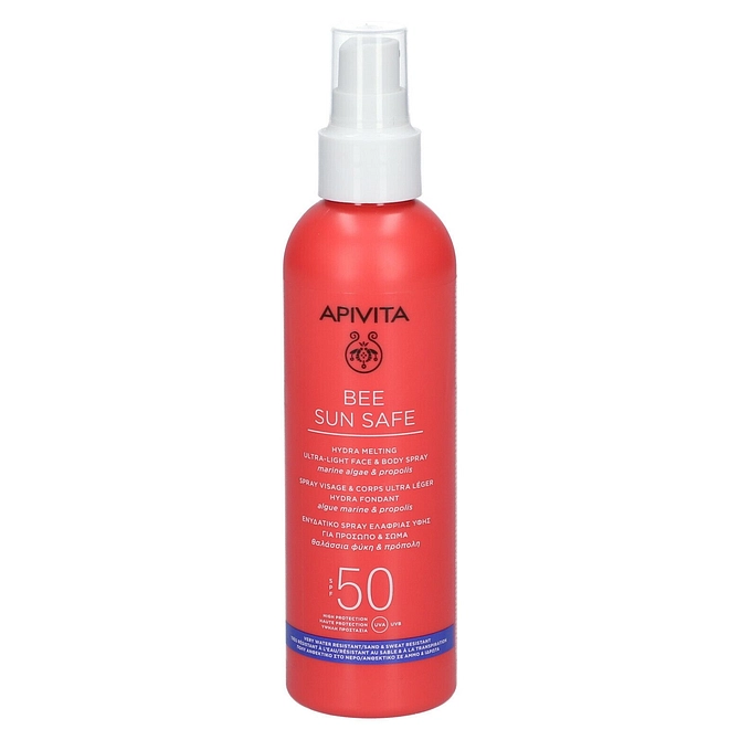 Apivita Sun Body & Face Spray Spf50 200 Ml