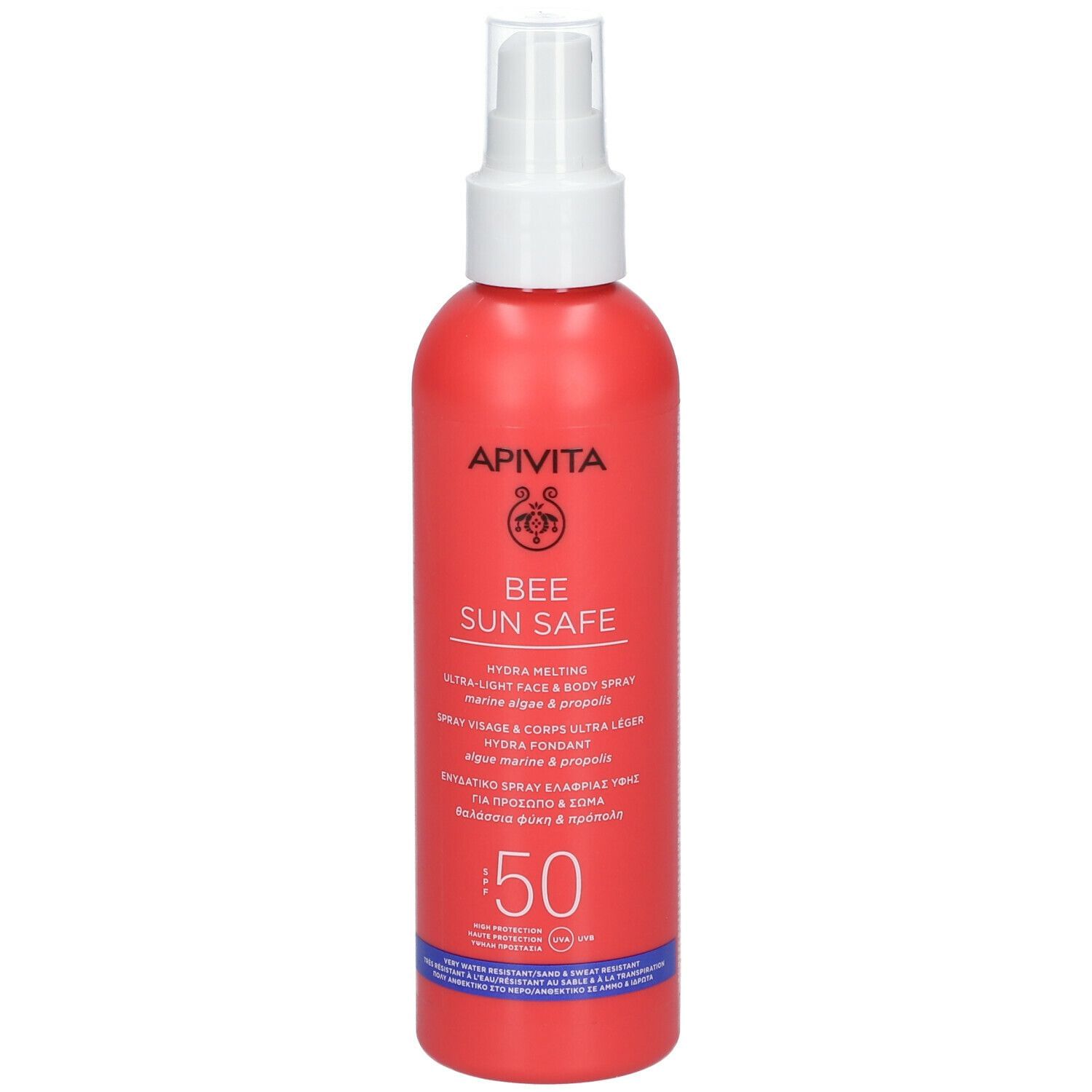 Apivita Sun Body & Face Spray Spf50 200 Ml