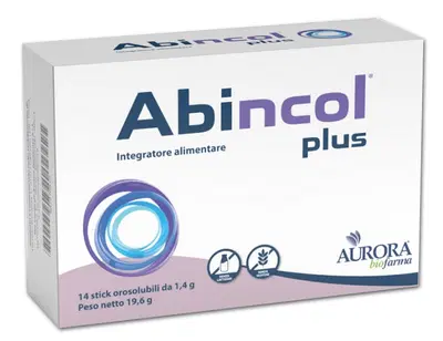 ABINCOL PLUS 14 STICK OROSOLUBILI ABINCOL PLUS 14 STICK OROSOLUBILI