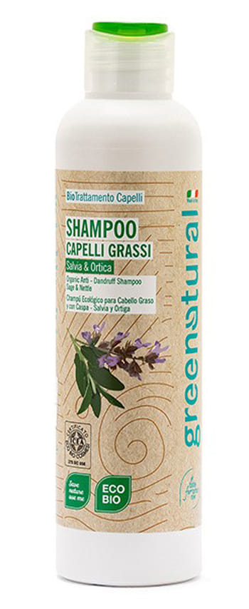GREENATURAL SHAMPOO ANTIFORFORA SALVIA&ORTICA ECOBIO 100 ML