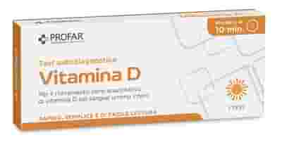 PROFAR TEST VITAMINA D RILEVAZIONE SEMI-QUANTITATIVA VITAMINA D NEL SANGUE UMANO INTERO 1 PEZZO PROFAR TEST VITAMINA D RILEVAZIONE SEMI-QUANTITATIVA VITAMINA D NEL SANGUE UMANO INTERO 1 PEZZO