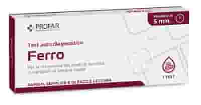 PROFAR TEST FERRO TEST RAPIDO IMMUNOCROMATROGRAFICO A FLUSSO LATERALE 1 PEZZO