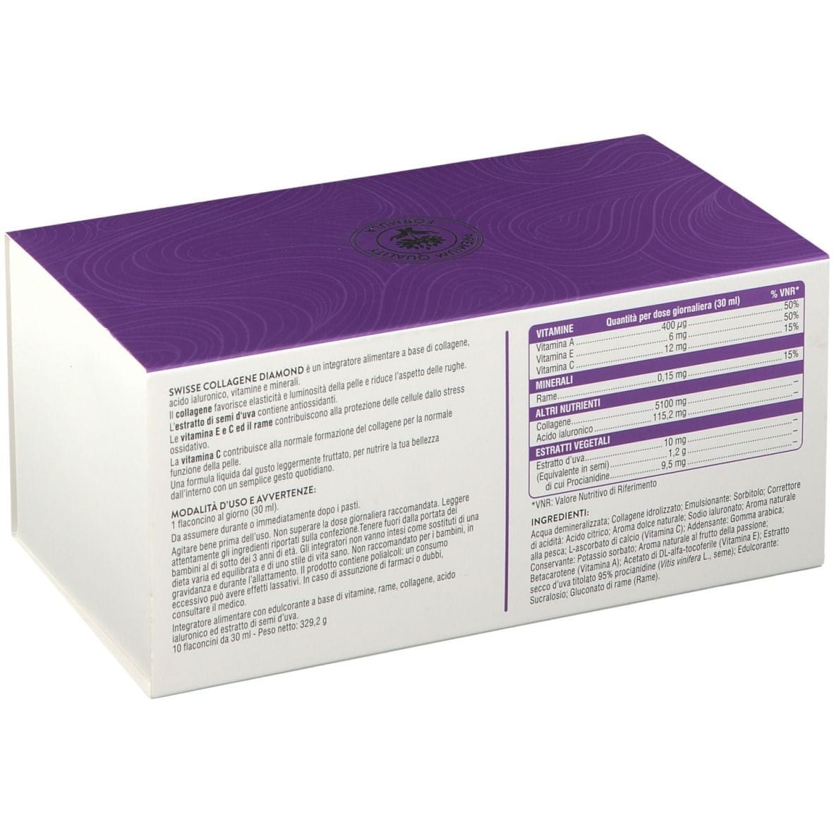 SWISSE COLLAGENE DIAMOND 10 FLACONCINI DA 30 ML