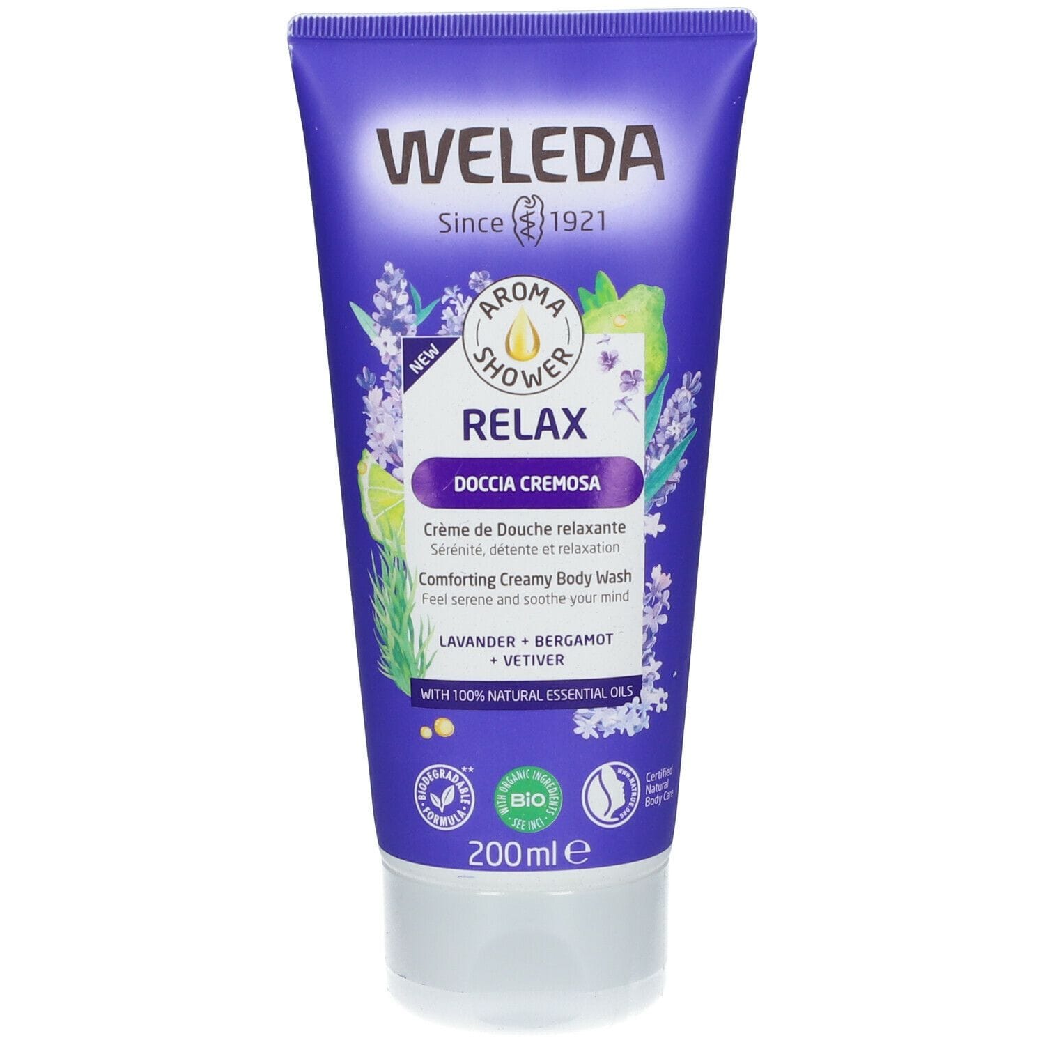 WELEDA RELAX DOCCIA CREMOSA LAVANDA 200 ML
