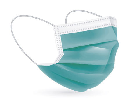 MASCHERINA CHIRURGICA TIPO II VERDE 10 PEZZI