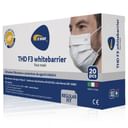 MASCHERINA CHIRURGICA THD MASK F3 WHITEBARRIER MULTI REGULAR 20 PEZZI