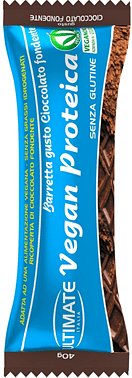 ULTIMATE BARRETTA VEGAN PROTEICA CIOCCOLATO FONDENTE 24 X 40 G