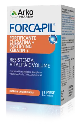 FORCAPIL FORTIFICANTE CHERATINA 60 CAPSULE FORCAPIL FORTIFICANTE CHERATINA 60 CAPSULE