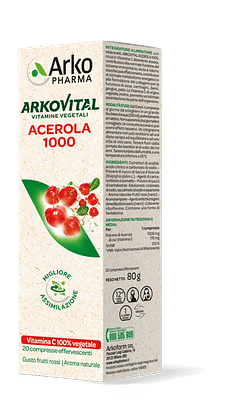 ARKOVITAL ACEROLA 1000 EFFERVESCENTE 20 COMPRESSE